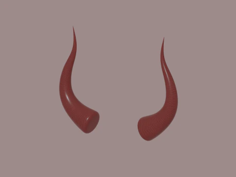 Devils Horns 3D Model