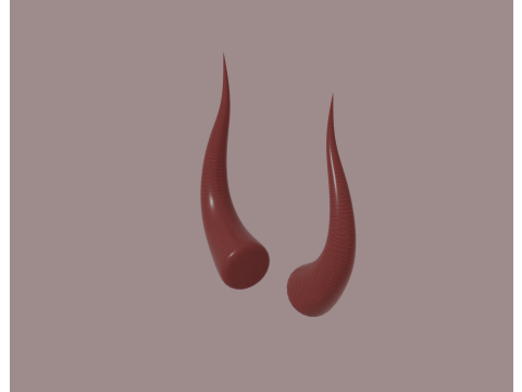 Devils Horns Model 3D
