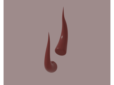 Devils Horns Model 3D