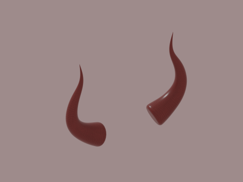Devils Horns Model 3D