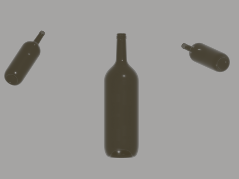 Wine Bottle 3D Модель