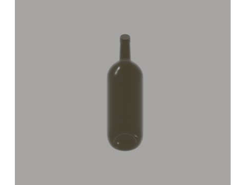 Butelka Wina Model 3D
