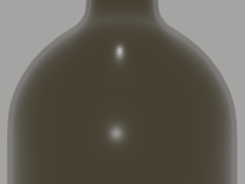 Butelka Wina Model 3D