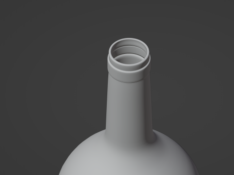 Butelka Wina Model 3D