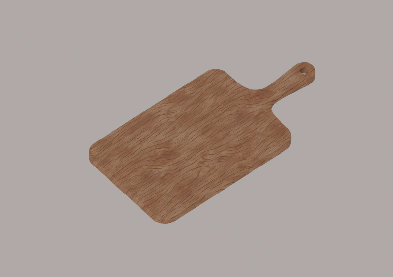 まな板 3Dモデル .c4d .max .obj .3ds .fbx .stl .blend 