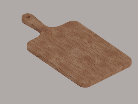 काटने का बोर्ड 3D मॉडल