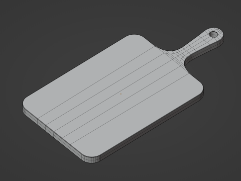 काटने का बोर्ड 3D मॉडल