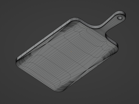 काटने का बोर्ड 3D मॉडल