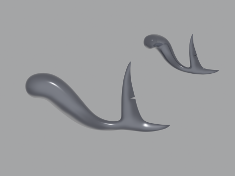 Shark Tail Modello 3D