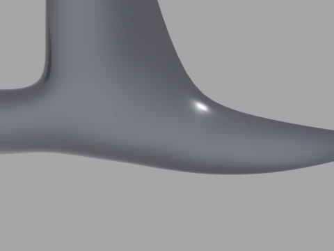 Shark Tail 3D Model