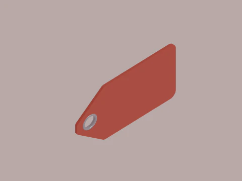 Price Tag 3D Model