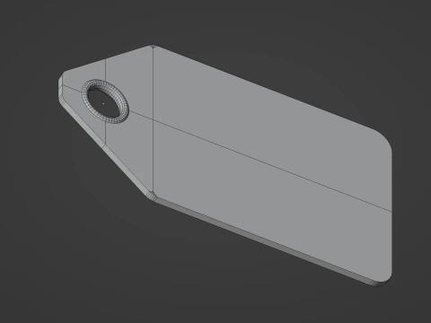 Price Tag 3D Model