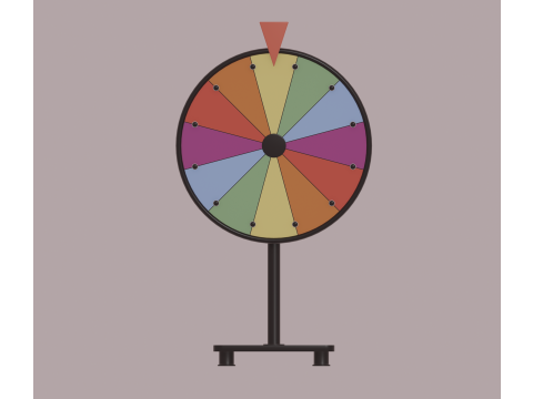 Spinning Wheel Modèle 3D
