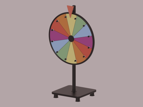 Spinning Wheel Modèle 3D