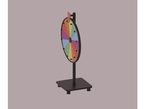 Spinning Wheel Modèle 3D