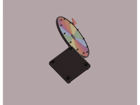 Spinning Wheel Modèle 3D
