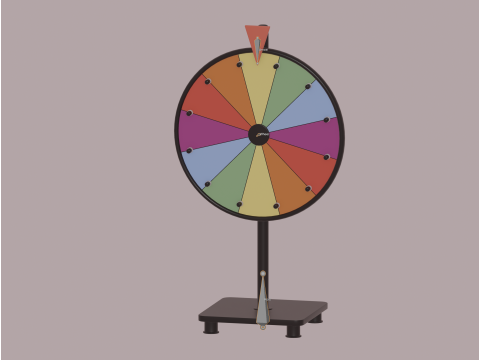 Spinning Wheel Modèle 3D