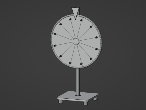 Spinning Wheel Modèle 3D
