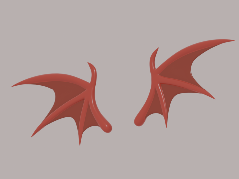 Devils Wings Model 3D