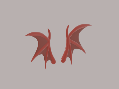 Devils Wings Model 3D