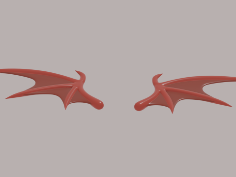 Devils Wings Model 3D