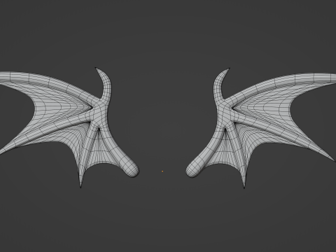 Devils Wings Model 3D