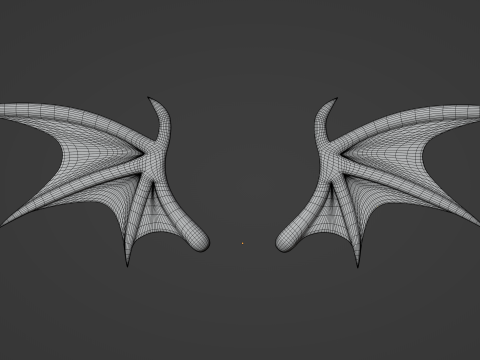 Devils Wings Model 3D