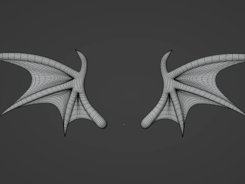 Alas del diablo Modelo 3D