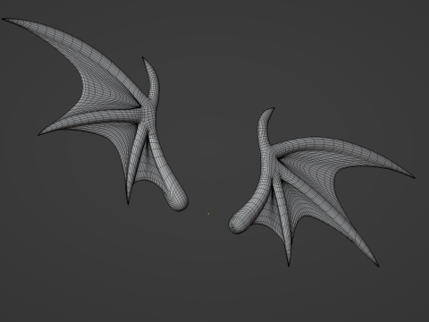 Devils Wings Model 3D