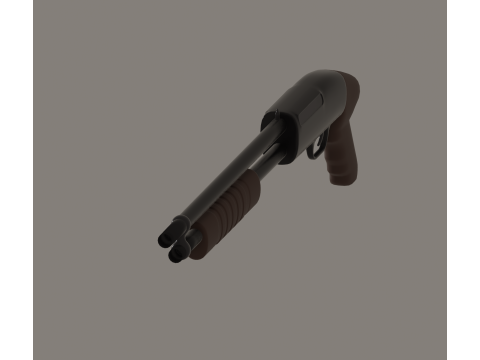 Shotgun Modèle 3D