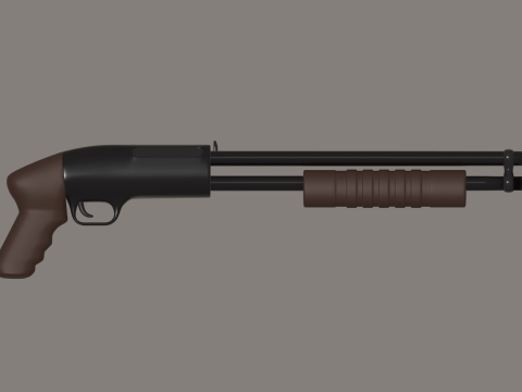 Shotgun Modèle 3D
