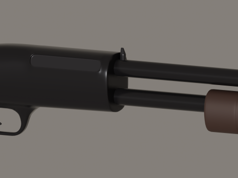Shotgun Modèle 3D