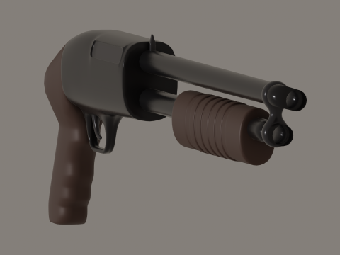 Shotgun Modèle 3D