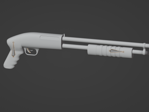 Shotgun Modèle 3D