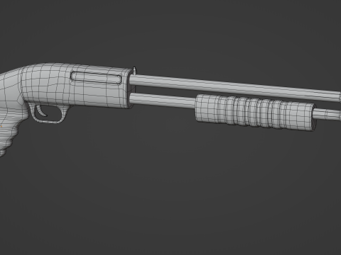 Shotgun Modèle 3D