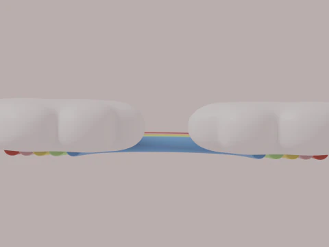 Wolkenregenbogen 3D Modell