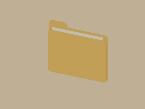 Folder 3D 모델