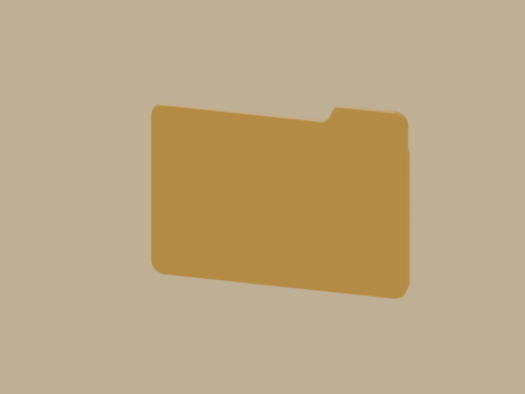 Folder 3D 모델