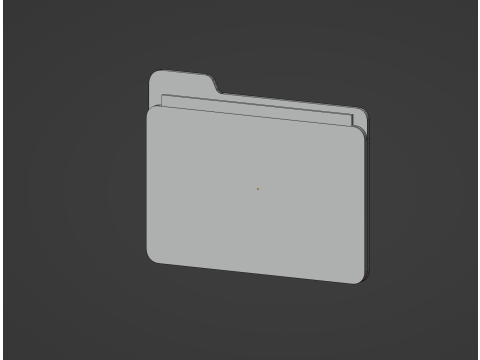 Folder 3D 모델