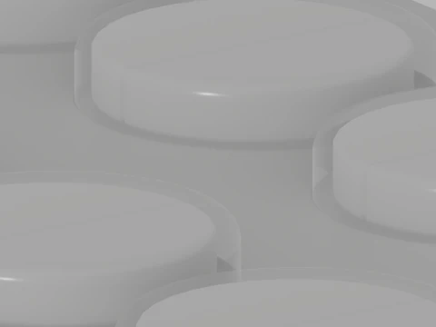 Confezione di compresse Modello 3D