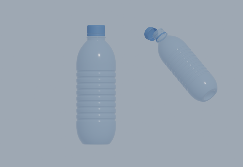 Plastic Bottle Modèle 3D .c4d .max .obj .3ds .fbx .stl .blend