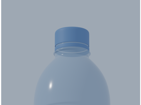 Plastic Bottle Modèle 3D
