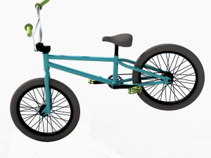 자전거 BMX 상세 3D 모델 3D 모델