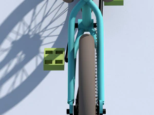 3d bicycle bmx detailed 3D Model