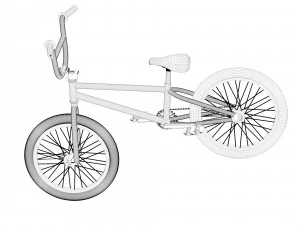3d bicycle bmx detailed 3D Model