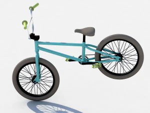 3d bicycle bmx detailed 3D Model