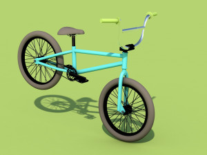 3d bicycle bmx detailed 3D Модель