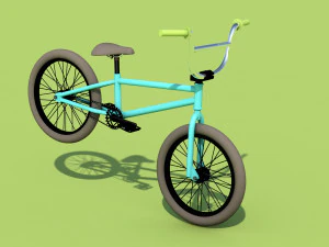 3d bicycle bmx detailed 3D Model