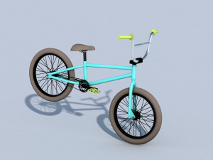 3d bicycle bmx detailed 3D Модель