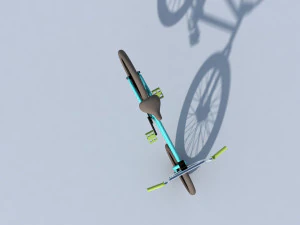 3d bicycle bmx detailed 3D Model